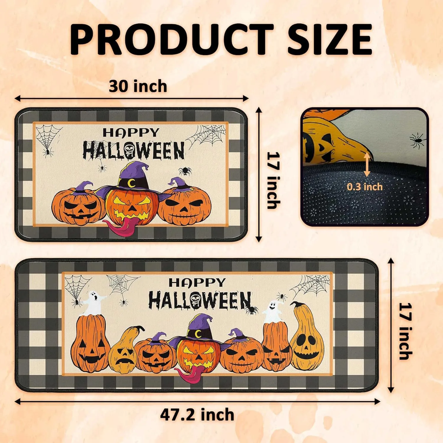 halloween kitchen runner1 halloween kitchen runner1