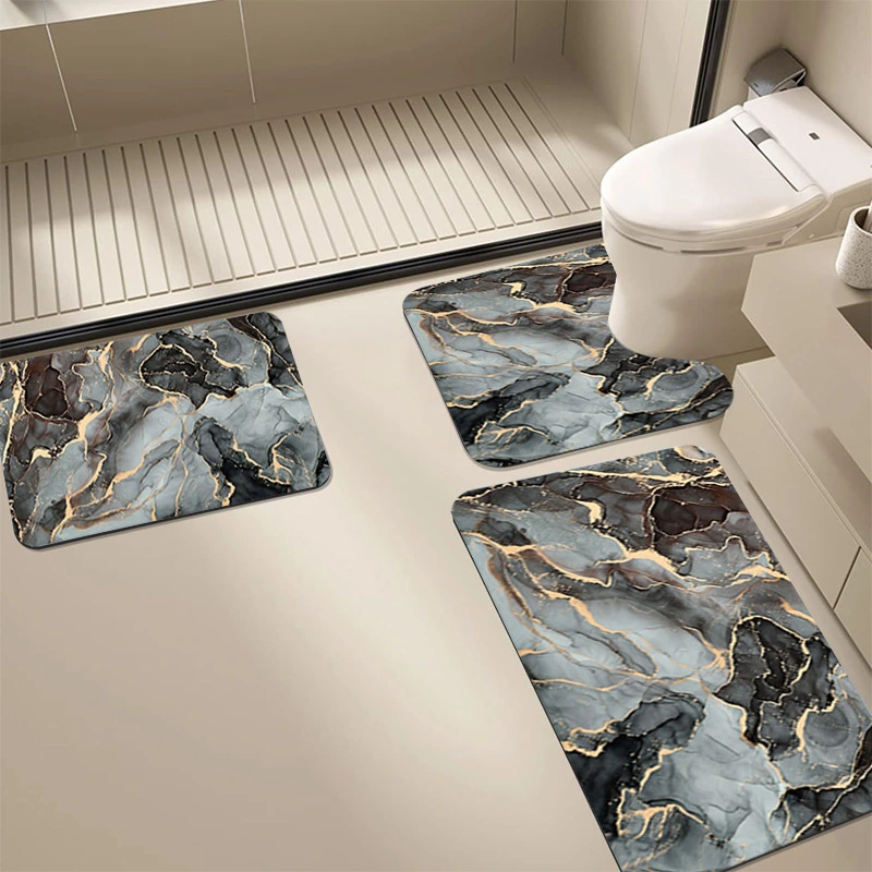 3 bathroom rug set1