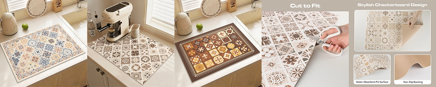 kitchen dish drying pads