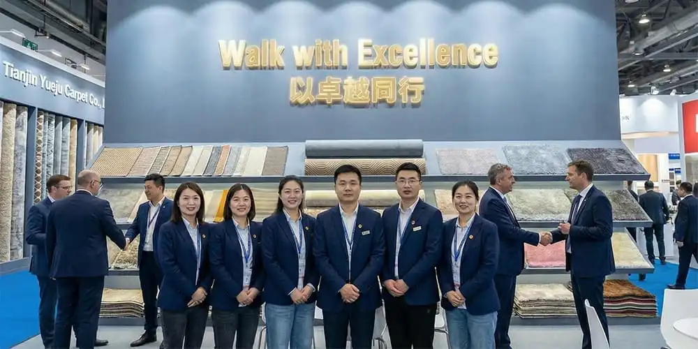  Company Participates in International Home Textiles Exhibition, Showcasing High-Quality Custom Floor Mats