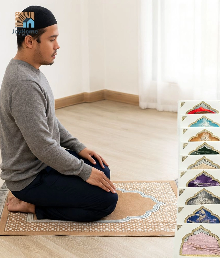 padded islamic prayer mat